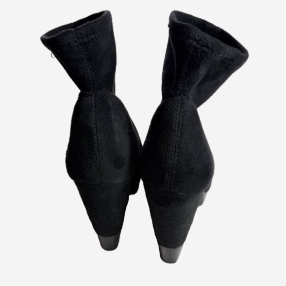 BCBGeneration “Kimba” Suede Platform Ankle Boots Size 10 Vintage Vibe - Picture 3 of 11